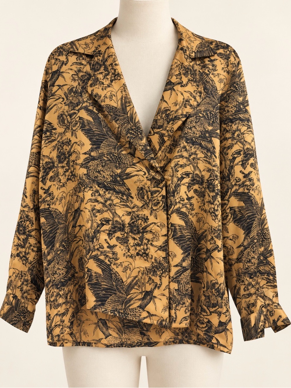 Vintage Collectible Ann May 100% Silk Blouse/Blazer